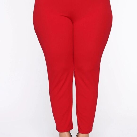 Fashion Nova Red Dressy Pants - Picture 3 of 11